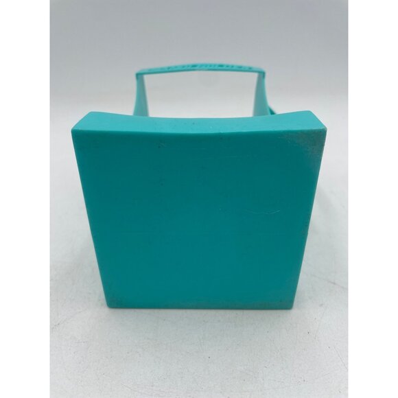 Vintage Turquoise Handi Holder Cup Handle Carrier Retro Plastic Drink Grip 1970 - Picture 5 of 7